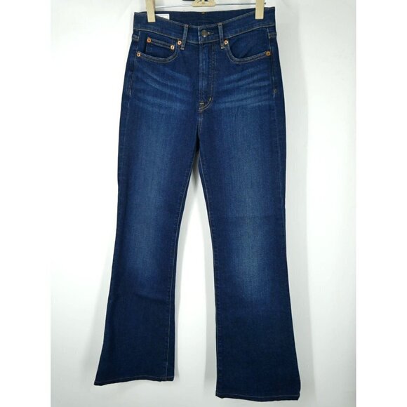 NWOT GAP High Rise Flare Jeans Blue 26 - Picture 1 of 6